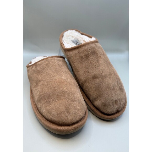 UGG Classic Chestnut Slip On Suede Slippers Size Men Size 9 Women 11 - Picture 1 of 6